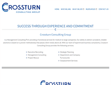 Tablet Screenshot of crossturnconsulting.com